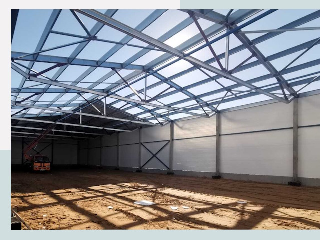 Строительство сенохранилищ в Кизляре