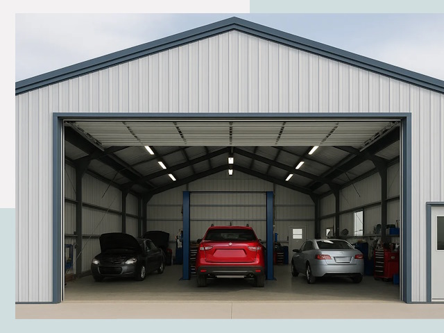 Ангары из сэндвич панелей от 610 руб. в Кизляр