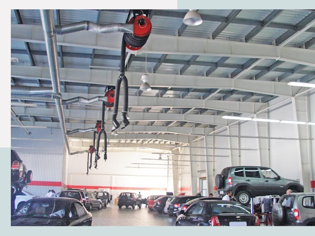 Строительство автосалонов из металлоконструкций от 610 руб.