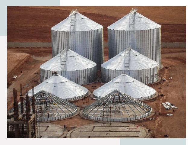 Строительство зерновых силосов в Кизляре