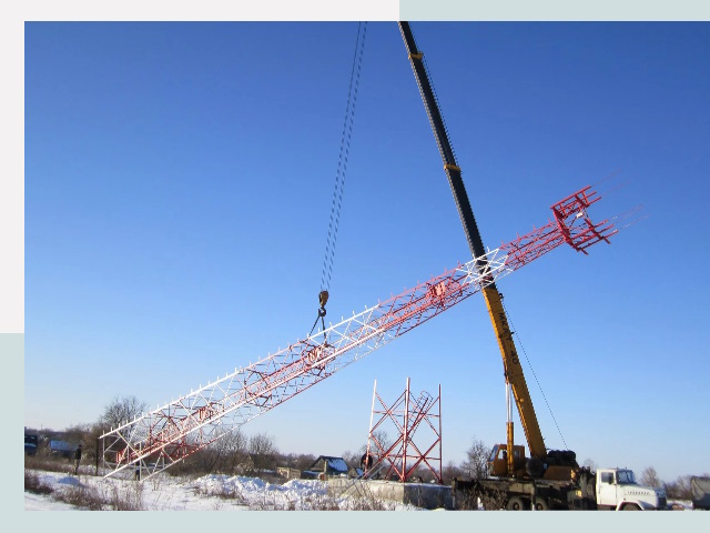 Строительство башен связи в Кизляре от 610 руб.