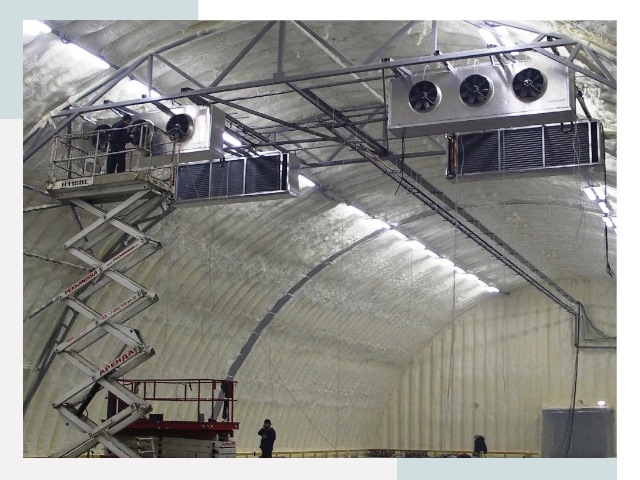 Оснащение ангаров в Кизляре