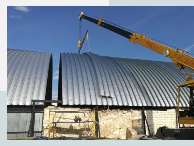 Реконструкция ангаров в Кизляре от 610 руб.