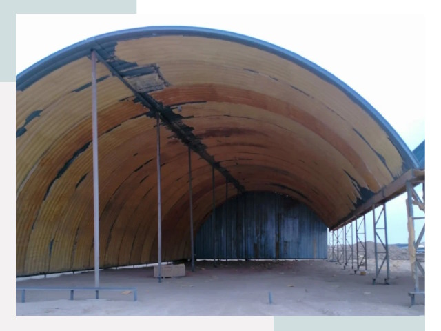 Реконструкция ангаров в Кизляре