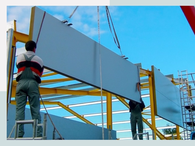 Монтаж сэндвич-панелей в Кизляре от 610 руб.